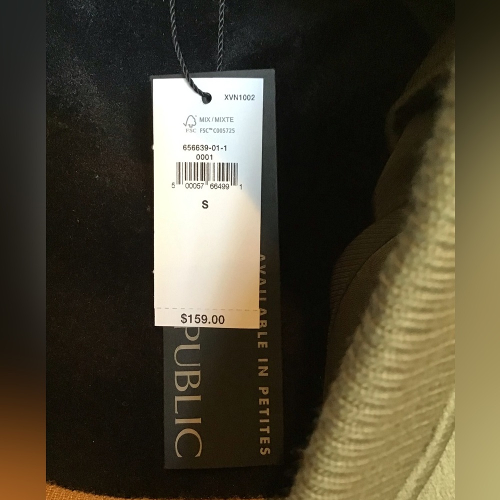 Banana republic Olive Green Bomber Jacket sz S - Picture 5 of 5